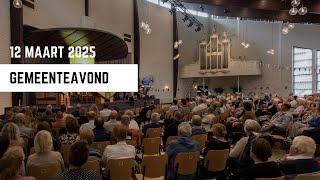 12 maart 2025 | Gemeenteavond | 20:00 uur