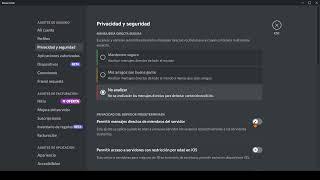 Como hacer que en discord solo te pueden enviar mensajes tus amigos