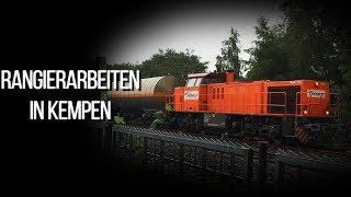 Rangierarbeiten einer Mak G 1206 in Kempen