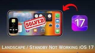 iOS 17 standby not working || iOS 17 Features Not Working || iOS 17 Standby mode ||