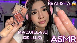 ASMR ESPAÑOL / S P 1 T  PAINT1NG CON PRODUCTOS DE LUJO  + INTENSO y REALISTA + lleno TU CARA DE B4BA