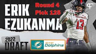 Miami Dolphins Draft| Round 4, with pick #125 they drafted Texas Tech WR Erik Ezukanma