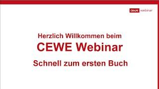 CEWE FOTOBUCH - Webinar 4 – Schnell zum ersten Buch