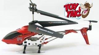 World Tech Toys Chicago Bulls 3 5CH Metal Gyro IR Helicopter Video Review