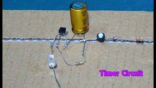 How To Make Light Off Timer Circuit Using Only One Transistor (Very Simple)