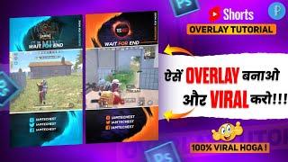 How To Make Trendy  Shorts Overlay | Gaming Shorts Overlay Kaise Banaye