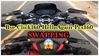 Honda Click 160 X PCX 160 | SWAP Hello Again PCX 160 