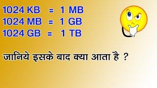 Memory Units of Computer. Bit, byte, kb, mb, gb, tb Complete Knowledge. memory units kya hoti hai,