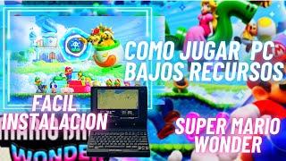 COMO JUGAR SUPER MARIO BROS WONDER | PC BAJOS RECURSOS GRAFICOS INTEGRADOS