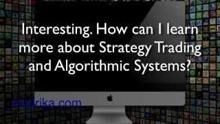 What Is Algo Trading?