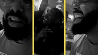 Drake & His Homie Singing In A Restaurant!