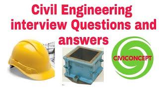 Civil engineering interviews questions and answers