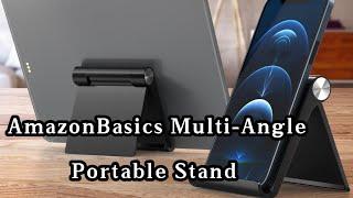 AmazonBasics Multi-Angle Portable Stand for Tablets, E-readers and Phones #geekyfied #accessories