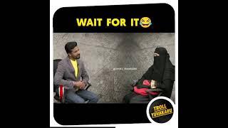 Hijab girl vs kirik keerthi Hijab vs kesari  #kesari #hijab #kannadatroll #kirikkeerthi