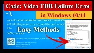 Video TDR Failure Error in Windows 10/11 [Fixed] #tdr