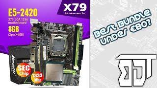 Atermiter X79 LGA1356 Motherboard Bundle // Intel E5 2420 v2 CPU and 8gb Ram