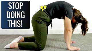 Stop Doing Cat Cow Stretch For Lower Back Pain (TRY THIS VERSION)