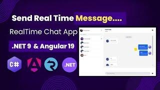  Send Real-Time Messages with .NET SignalR 9 & Angular 19 | Build a Live Chat App!