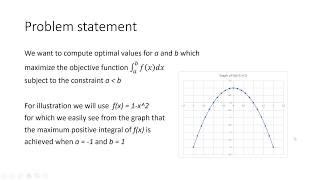 Using Excel’s Solver to Optimize an Integral of a function