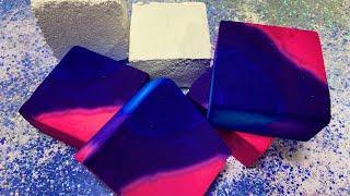 Dyed Nexo and Homemade Chalk | Gym Chalk | ASMR | Oddly Satisfying | Crunchy ASMR | 138