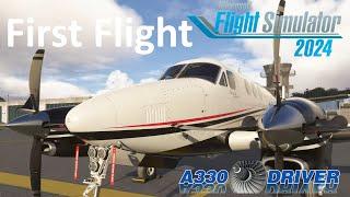 Flight Simulator 2024 | King Air C90 FIRST FLIGHT | Real Airline Pilot