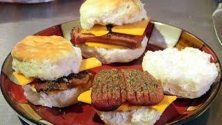 Cannabis Infused Smoked Sausage/ Bacon Breakfast Biscuits (Single Serving Recipe): Infused Eats #30