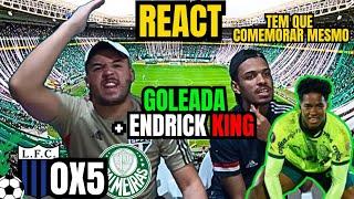 REACT LIVERPOOL URU 0 X 5 PALMEIRAS GOLEADA + ENDRICK KING KONG LIBERTADORES 2024