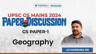 UPSC GS Mains 2024 | GS Paper-1 I Geography