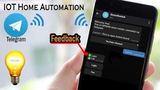 ESP8266 Telegram Home Automation Feedback System