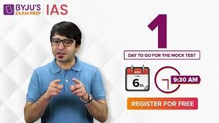 Free LIVE All India Prelims Mock Test for IAS 2023 | 1 Day To Go | Register Now!