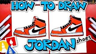 How To Draw Air Jordan 1 Shoes