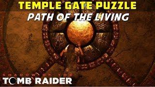 How to open the Temple Gate (Path of the Living Puzzle, Kuwaq Yaku) - SHADOW OF THE TOMB RAIDER