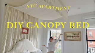 DIY Canopy Bed | NYC Apartment