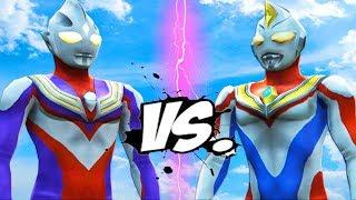 ULTRAMAN TIGA VS ULTRAMAN DYNA - EPIC BATTLE