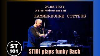 ST101 plays funky Bach // Roland JX-08 //  Live Performance 25.8.23 Kammerbühne Cottbus