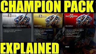 Should you pre order space marines 2 | (space marines 2 champions pack explained)