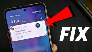 Redmi Note 11 - Fix Setup Paused Waiting For Wifi | Remove Google Play Store Setup Paused
