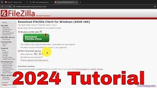 2024 - How to use Filezilla FTP to Upload Transfer Files to any Website Server