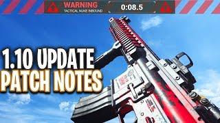 NEW MODERN WARFARE 1.10 UPDATE.. (1.10 PATCH NOTES)