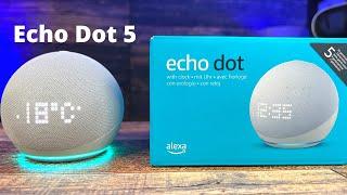 Der neue Amazon Echo dot 5 mit Alexa und neuem Display ! Beschreibung , Bedienung und Unboxing !