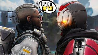 I Made this Cringe Random Teammate RAGE QUIT! (Apex Legends)