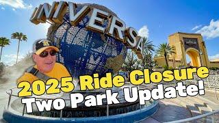 2025 Closings! Universal Ride Closures To Know About ~ 2 Park Update