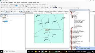 Create Thiessen polygon in ArcGIS 10.2