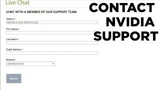 HOW TO CONTACT NVIDIA SUPPORT TO FIX YOUR ISSUES
