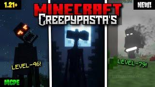  30+ Best *CREEPYPASTA'S* Mods/Addon For MCPE 1.21+ || Minecraft Creepypasta addon 1.21+ 