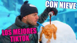 LOS MEJORES TIK TOK CON NIEVE Itarte Vlogs