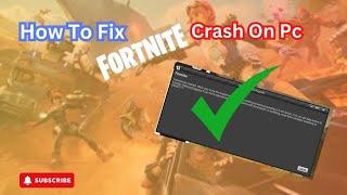 How to fix fortnite crash on pc (Full Guide) 2024