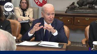 President Biden says federal government would cover all disaster response costs for fires