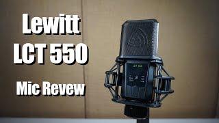 A mic that automatically prevents clipping! Lewitt LCT550 review