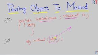 Java-67- Passing Object To Method as Argument || Java Programming